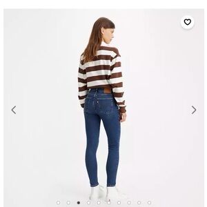 Levi’s jeans 721 high rise skinny, size 25